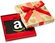 Amazon.com Gift Card in Gold Hearts Box