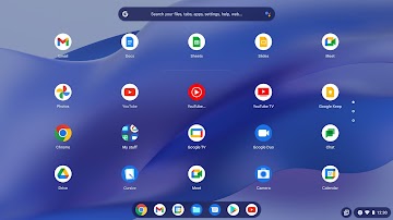 App grid on Chromebook