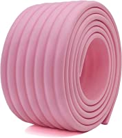 M2cbridge Multifunctional Edge and Corner Guard Coverage Baby Safety Bumper DIY 6.5 Ft (Candy Pink)