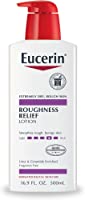 Eucerin Roughness Relief Body Lotion, Unscented Body Lotion for Dry Skin, 16.9 Fl Oz Pump Bottle