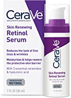 CeraVe Anti Aging Retinol Serum | Cream Serum for Smoothing Fine Lines and Skin Brightening | With Retinol, Hyaluronic...