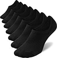 No Show Socks Mens 7 Pair Cotton Thin Non Slip Low Cut Men Invisible Sock 6-8/9-11/12-14