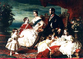 Queen Victorian and family