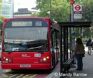 Single decker bus