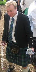 Man wearing a kilt