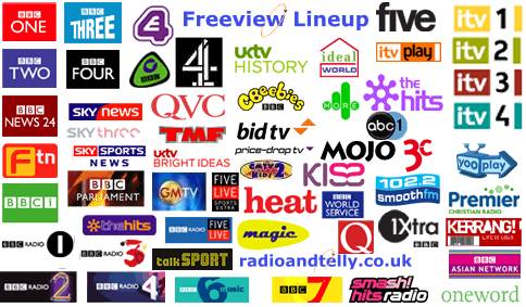 Freeview Channels