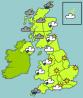 UK weather map