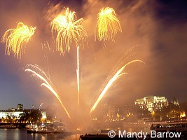 Fireworks over the Thames