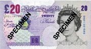 twenty pound note front