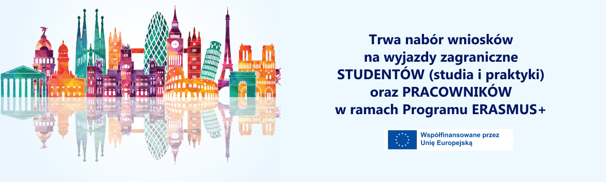 baner nabór wnioskow na wyjazdy zagraniczne Erasmus+